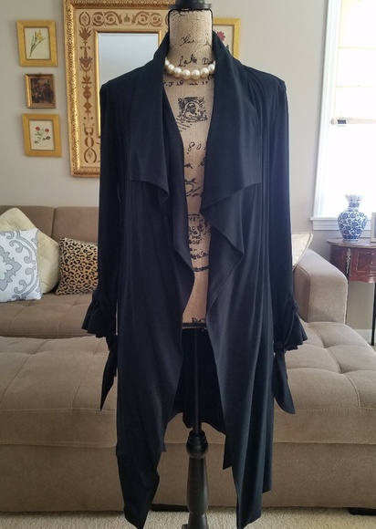 Thread & Supply Jackets & Blazers - Draping Tie Belt Long Coat